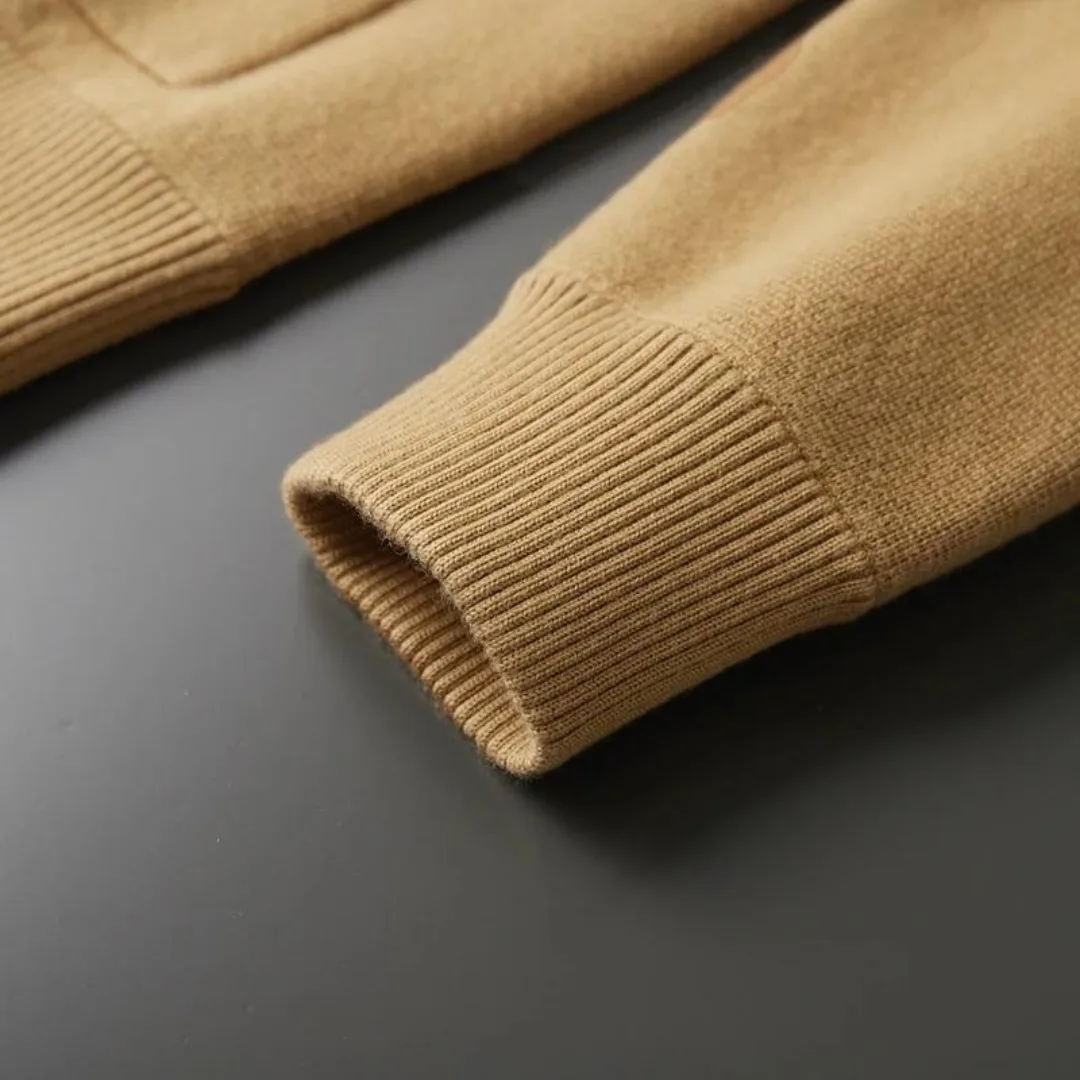 Cashmere jas met opstaande kraag en klepzakken - Afbeelding 6