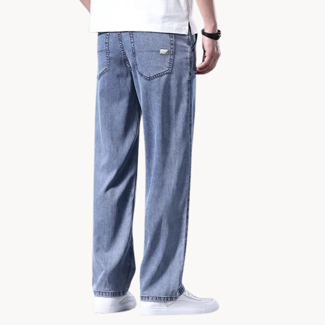 Jeans met regular fit en rechte pijp - Afbeelding 4