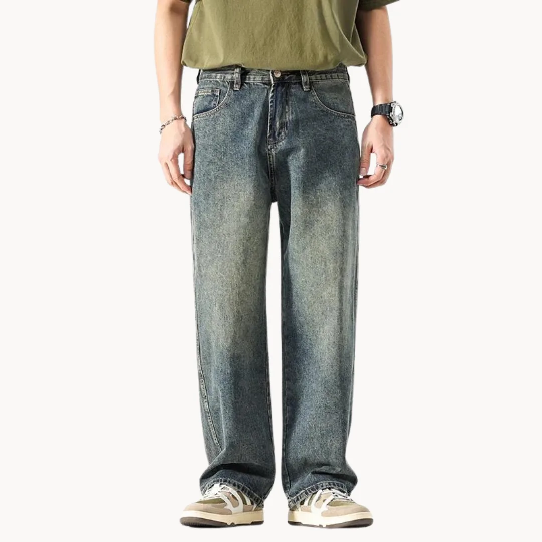 Relaxed retro jeans met rechte pasvorm - Afbeelding 3